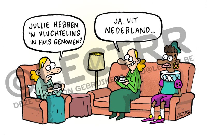 Vluchteling in huis