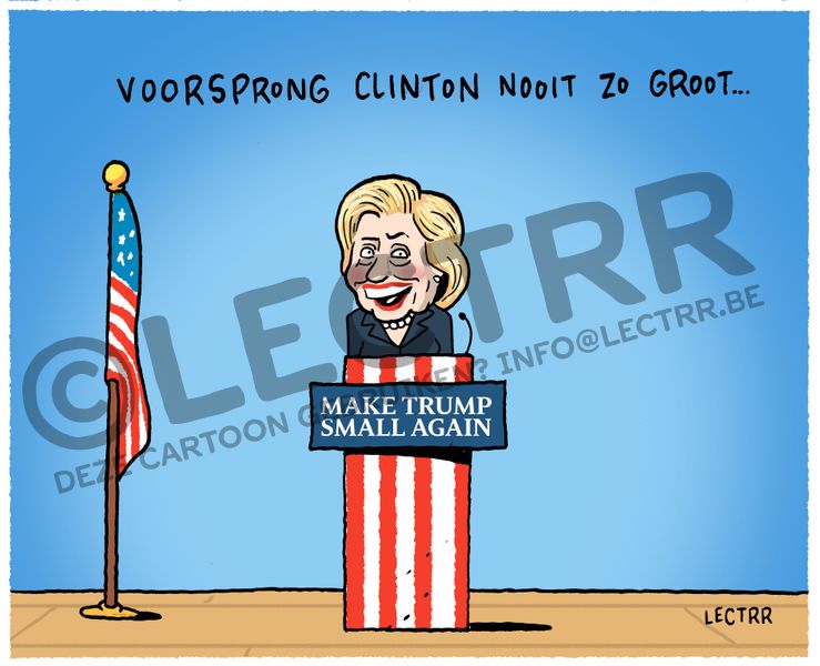 Voorsprong Clinton