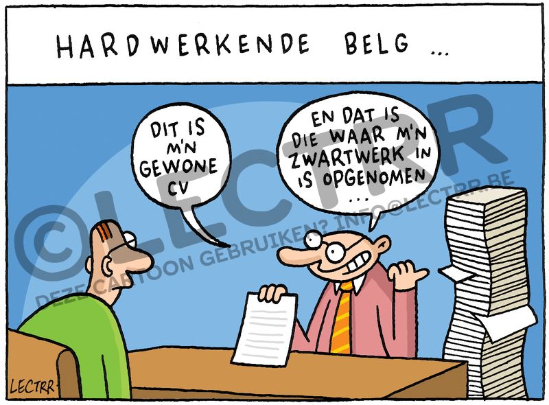 Hardwerkende Belg