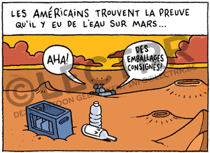 L'eau sur Mars