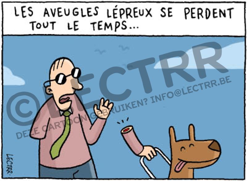 Les aveugles lépreux