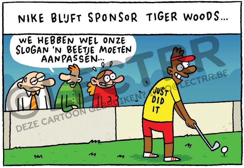 Sponsor Tiger Woods