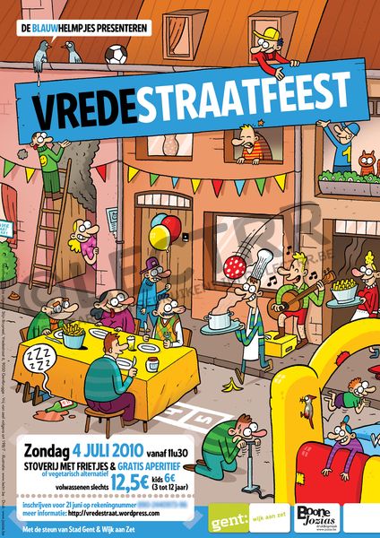 Affiche Straatfeest