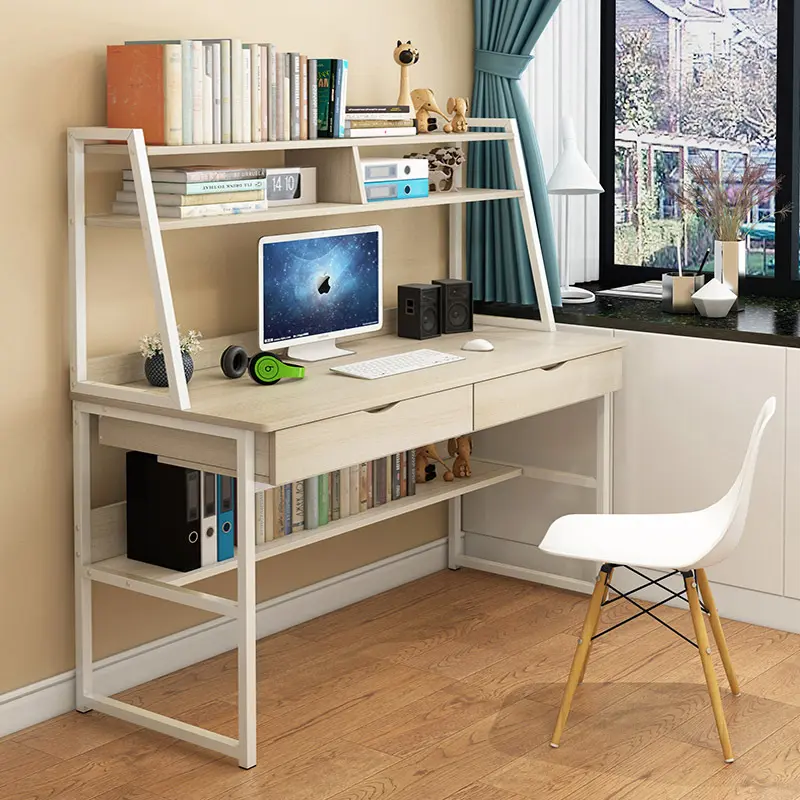 Computer Desk Table +Shelf & Drawer Office Study Student Furniture