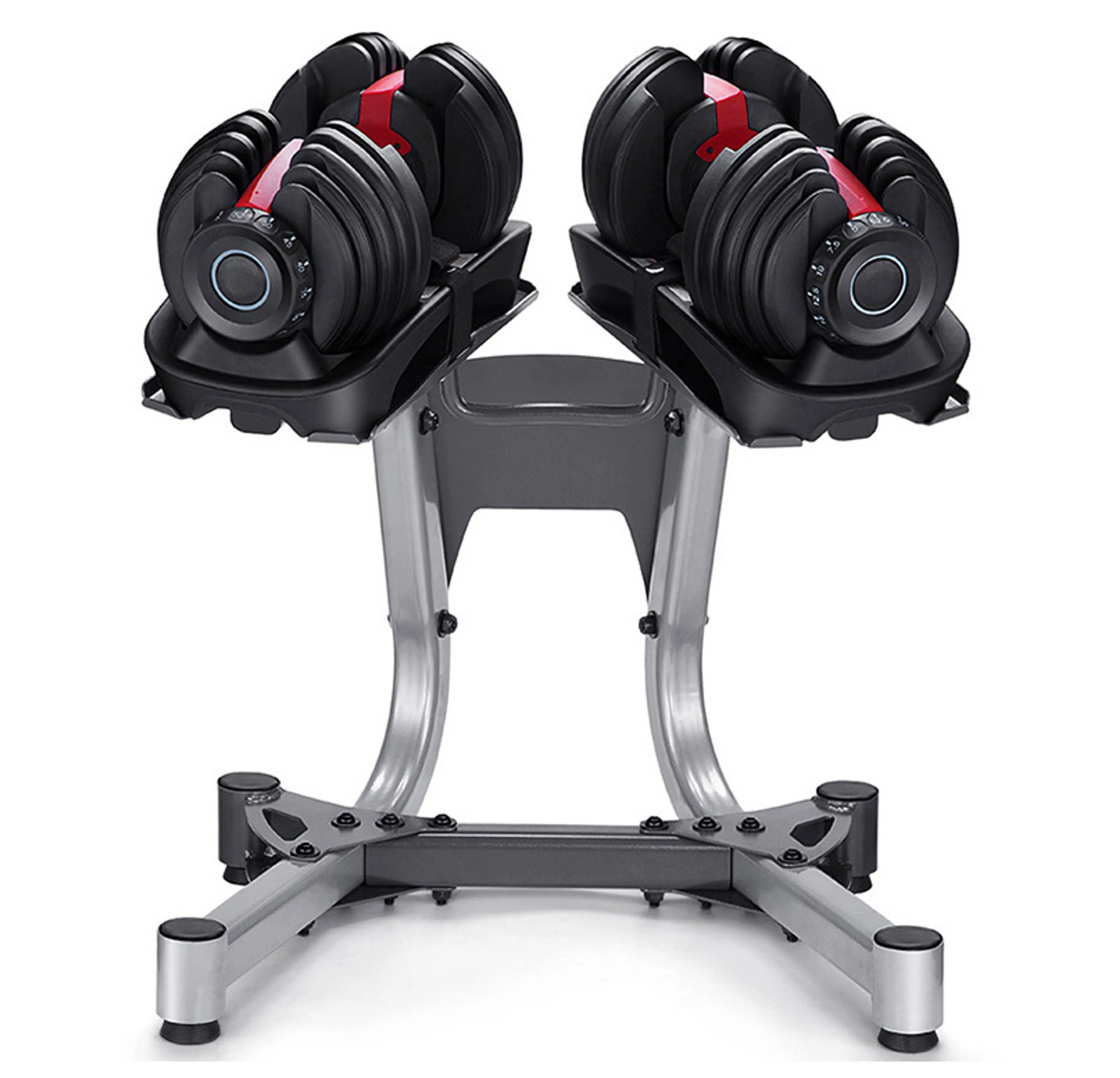 Adjustable Dumbbell Weights Set with Stand - 48kg 