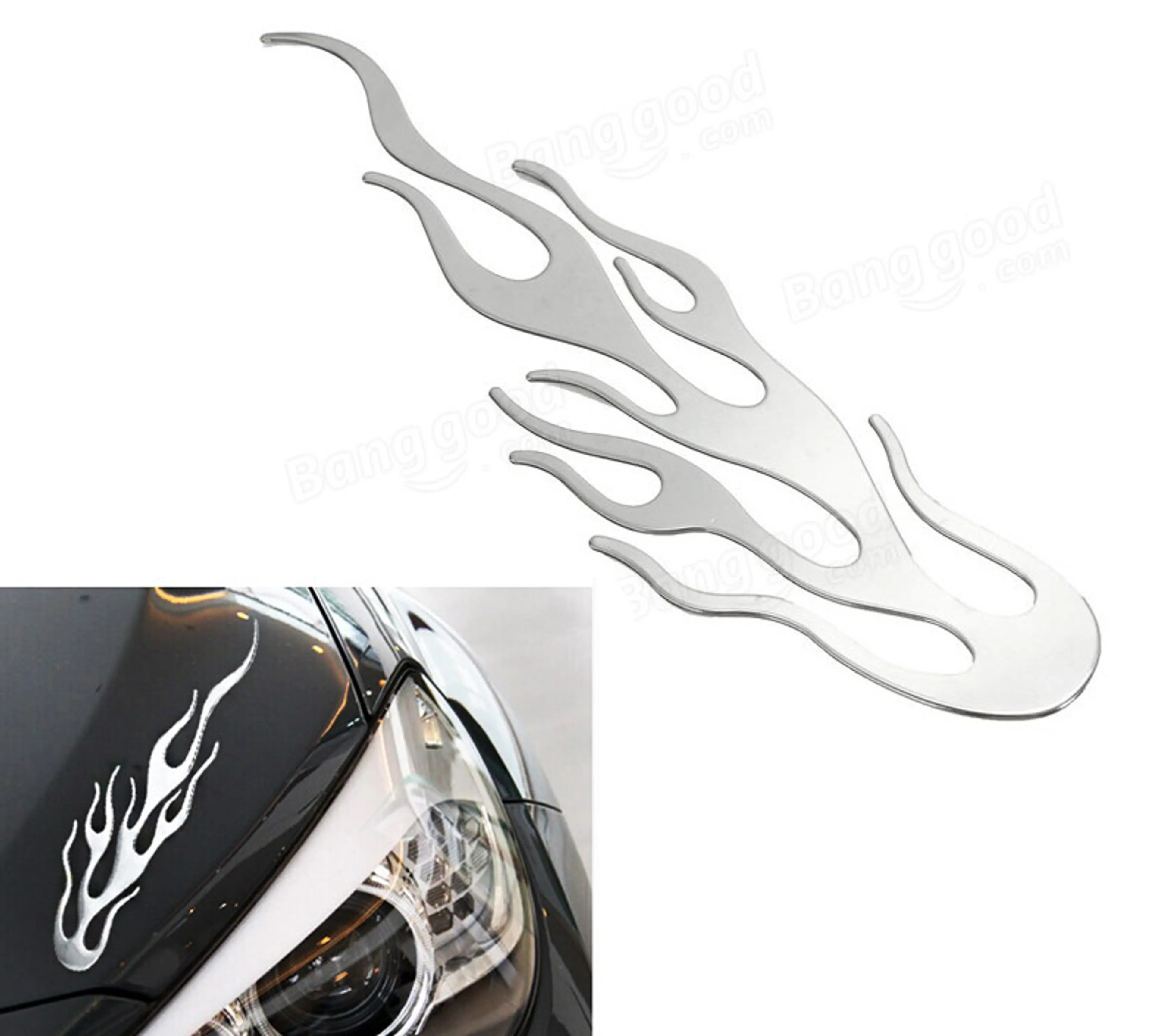 3D Fire Flame Car Sticker Auto Decal