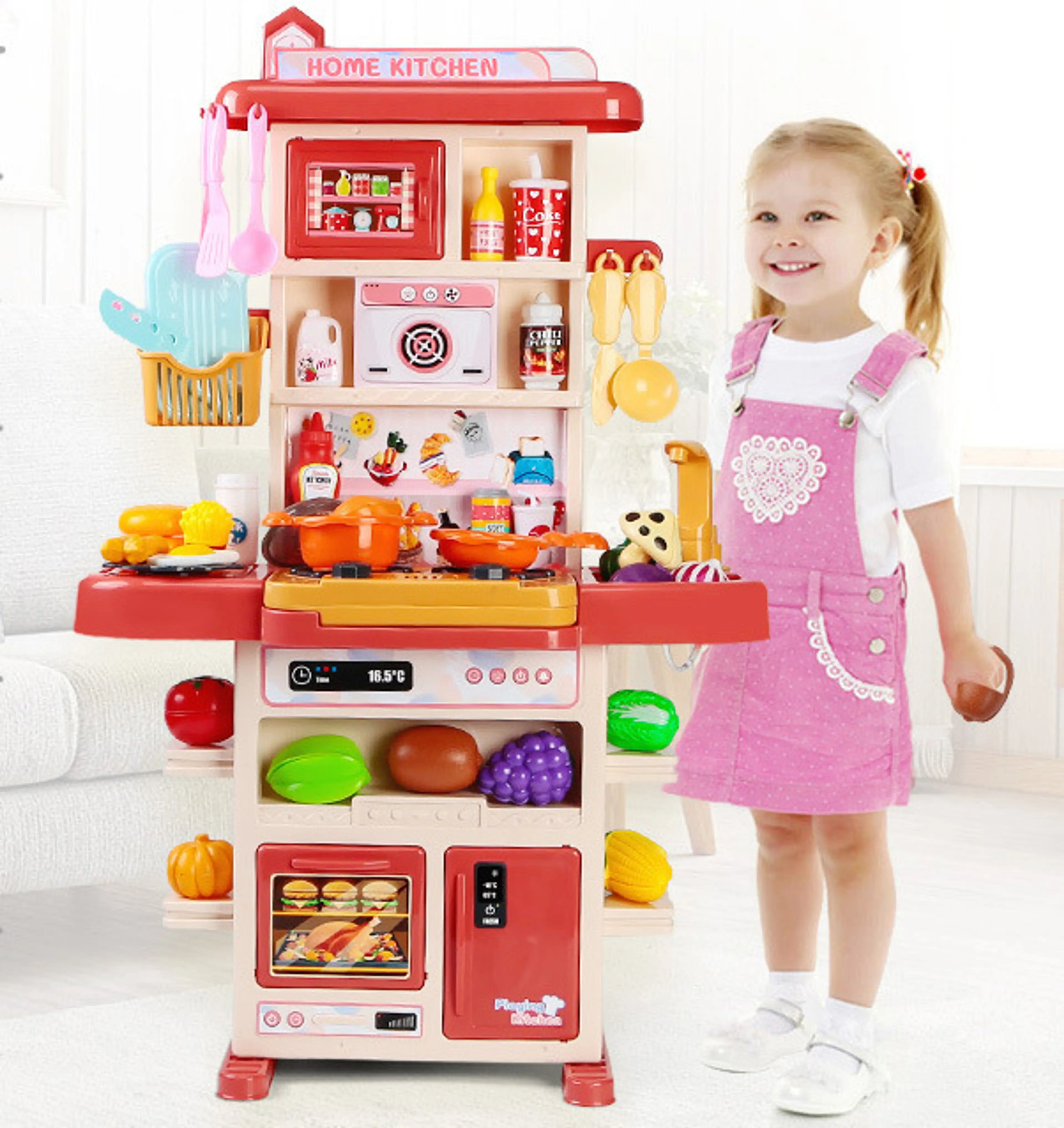 Multifunction Kitchen Kids Pretend Play Toy Set