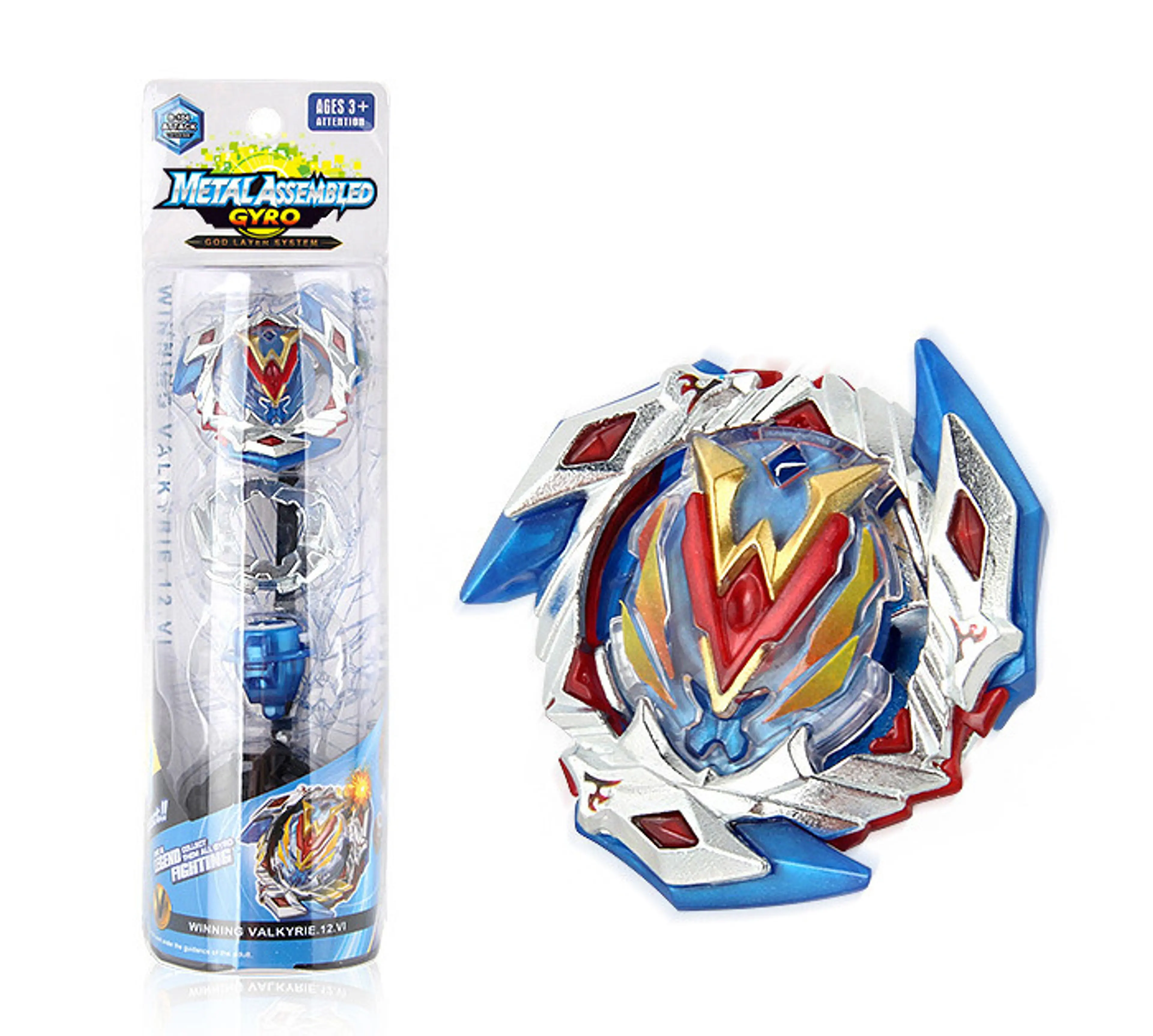 Metal Bey Burst Battle Gyro Spinning Top and Launcher Set