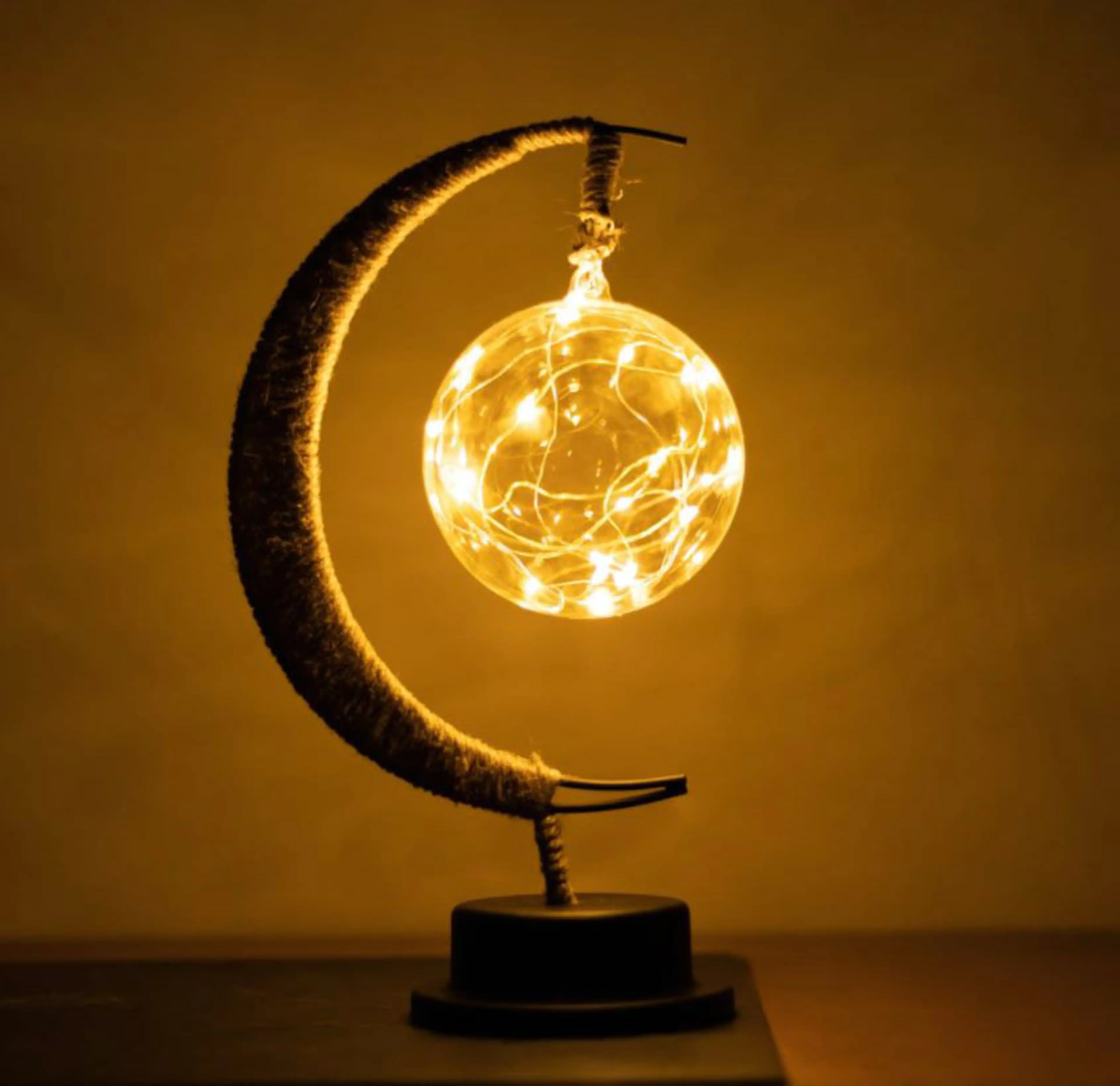 Enchanted Lunar Lamp LED Moon Night Light Home Decor Lighting