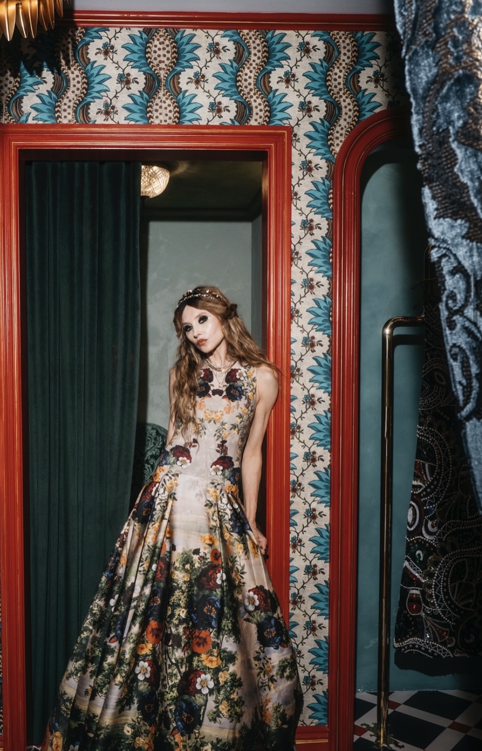 Back wall:  Lime Wall Paint 140 and Right wall:  Lime Wall Paint 147 