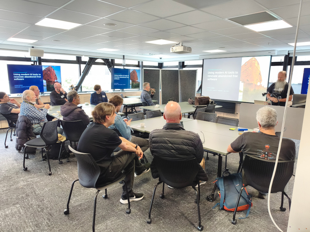 Software Freedom Day Wellington 2026 audience photo #2