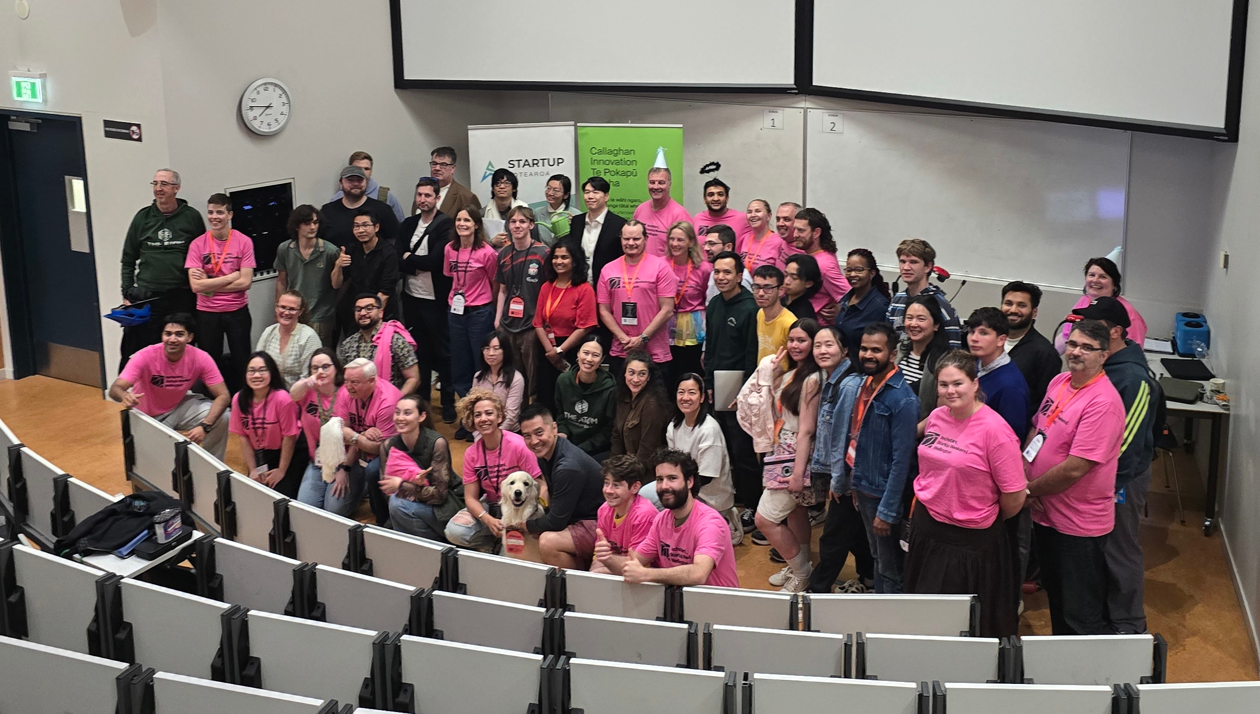 Startup Weekend Wellington November 2025 group photo
