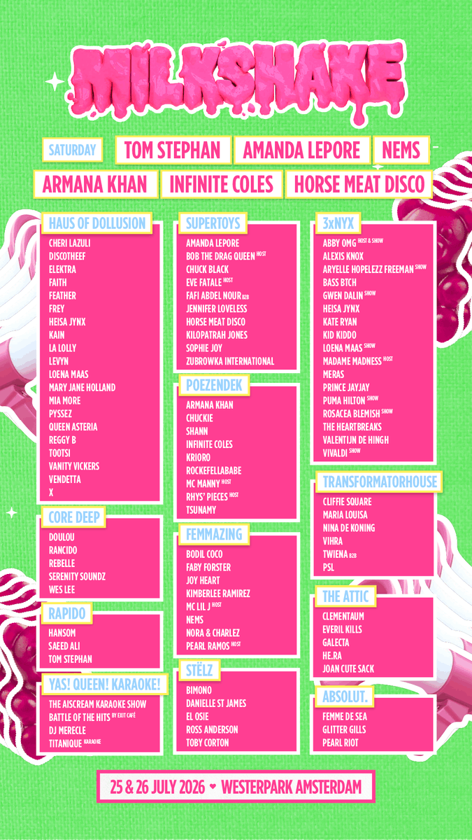 Milkshake Festival: Saturday