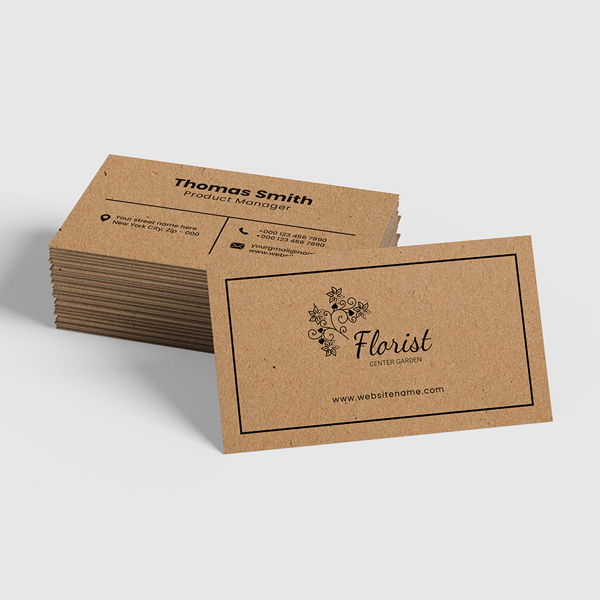 Business Cards Kraft Paper detail 2