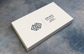 Ivory Linen Business Card detail 4