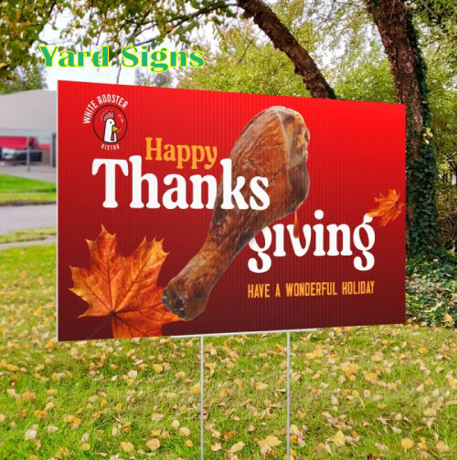 Yard Signs 6mm Coroplast detail 2