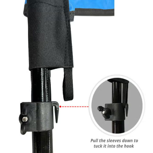 Flag Pre-Printed We are Open Feather  detail 4