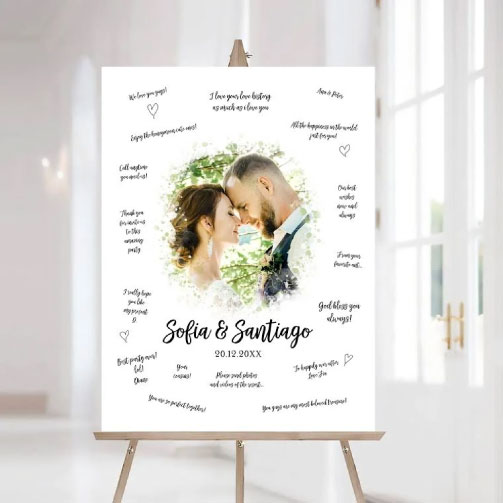 Welcome Boad Wedding  detail 3